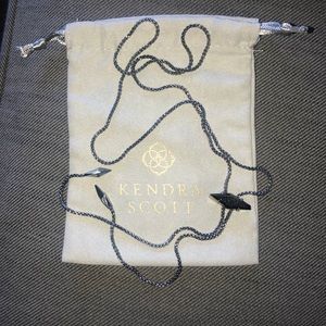 Kendra Scott Necklace Black Drusy